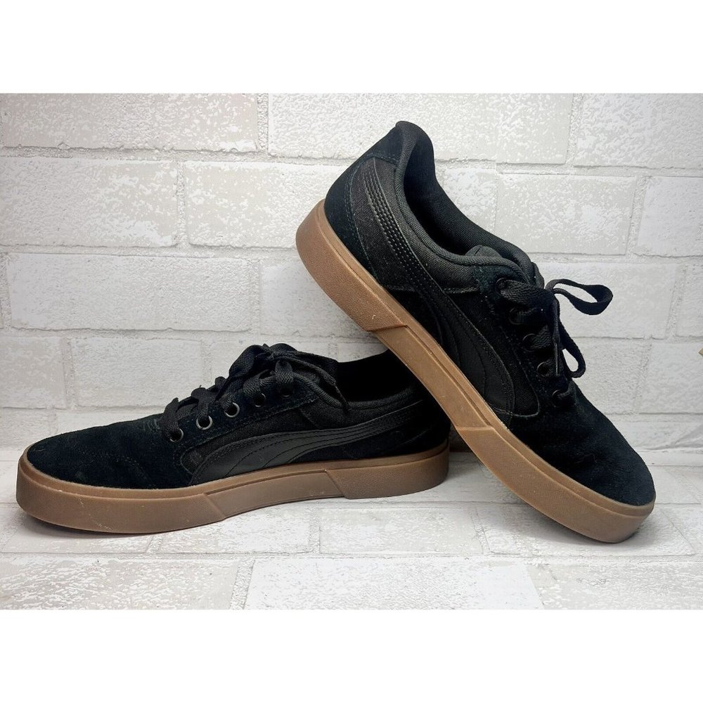 Puma CRey Lace Up  Mens Sz 12 Black Sneakers Casual Shoe 382880-05 - Picture 4 of 9
